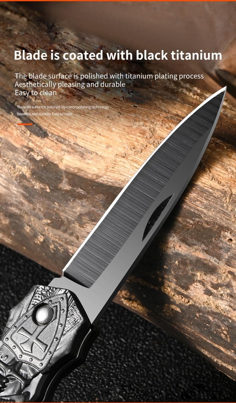 Multifunktionales Outdoor-Klappmesser-Set für Camping und Survival (2 Stück)