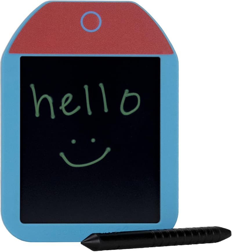 Wiederverwendbarer Mini-Schreibblock (10,8 cm) inkl. Stift – Cyan
