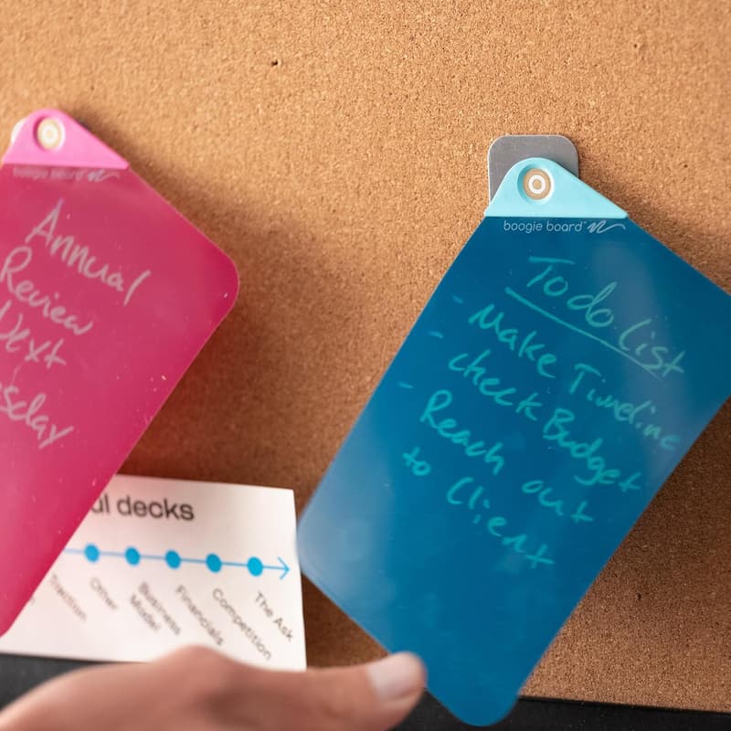 Wiederverwendbares Boogie Board VersaNotes Erweiterungspaket für Zuhause/Büro, 10,2 x 15,2 cm