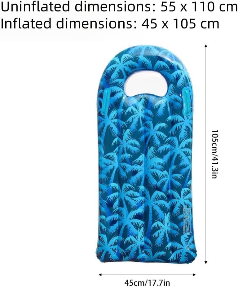 Aufblasbares Bodyboard für Kinder mit Griffen - Schwimmhilfe für Sommerwasseraktivitäten