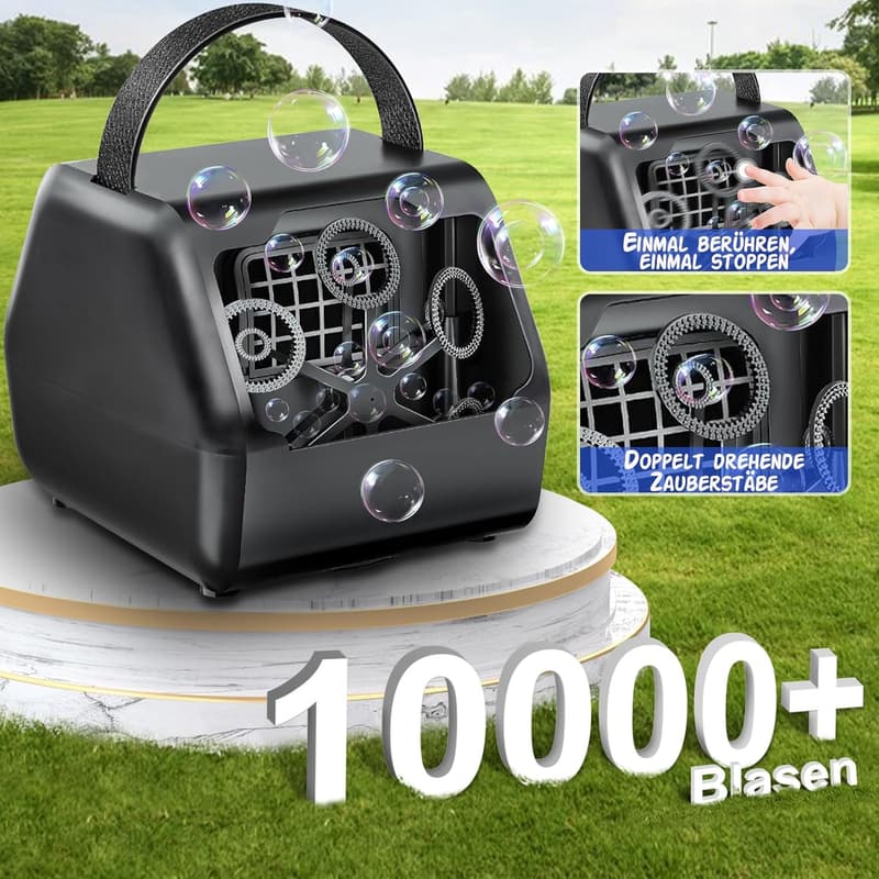 Automatische Seifenblasenmaschine mit eingebauter Batterie für Feste