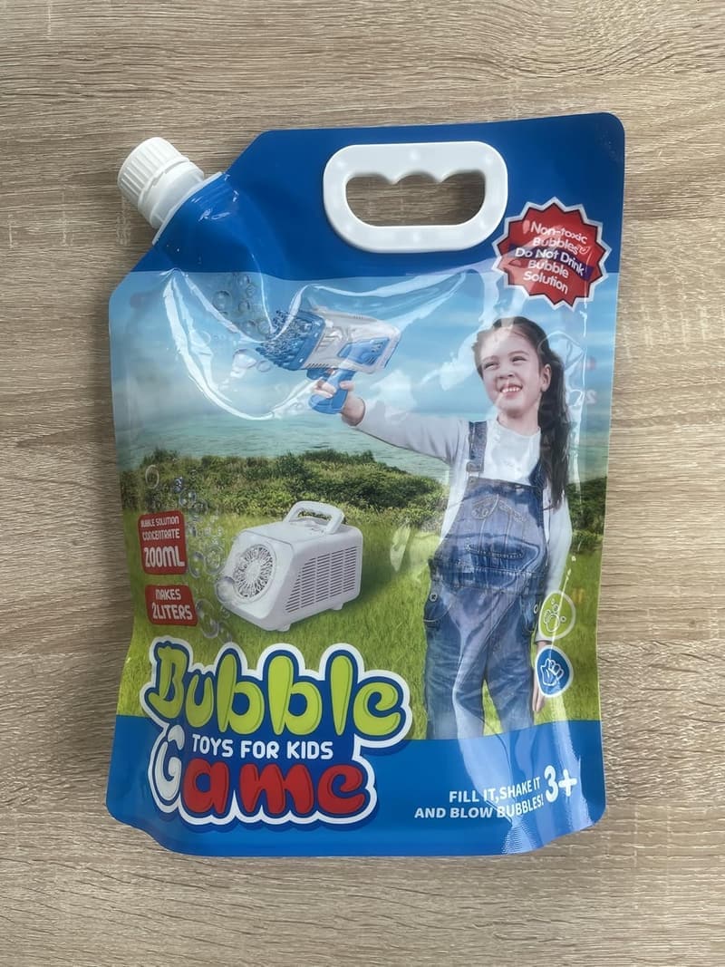 Seifenblasenflüssigkeit für elektronische Blasenmaschinen, 200ml-2L