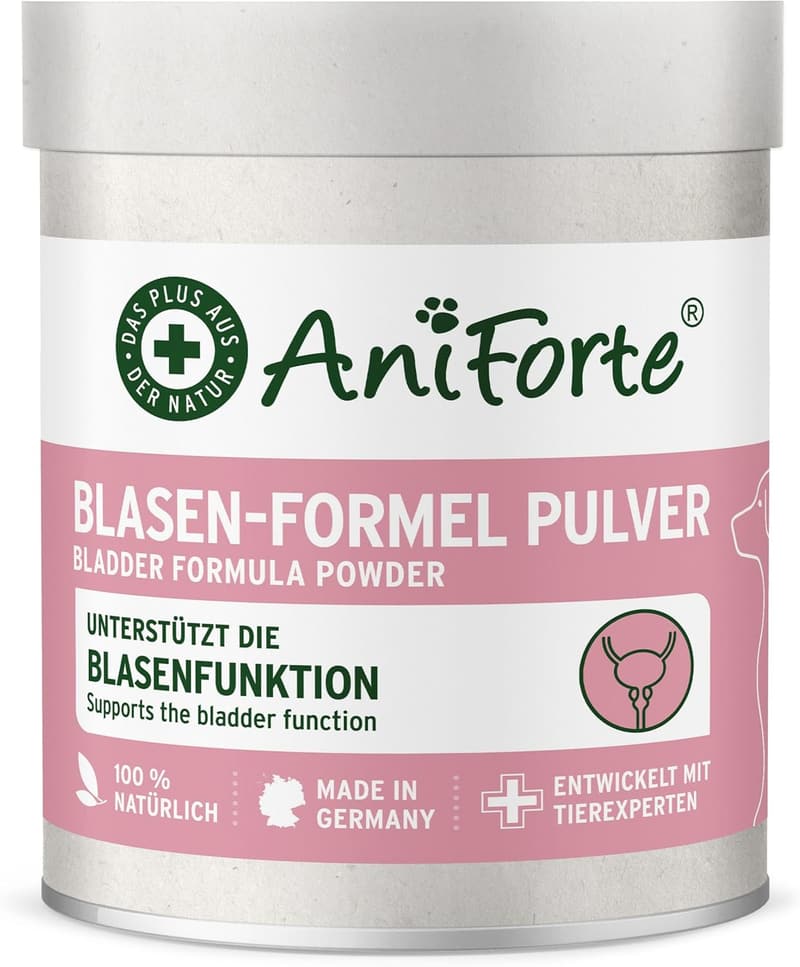AniForte Blasen-Formel für Hunde 100 g – Unterstützung bei Blasenschwäche und Inkontinenz
