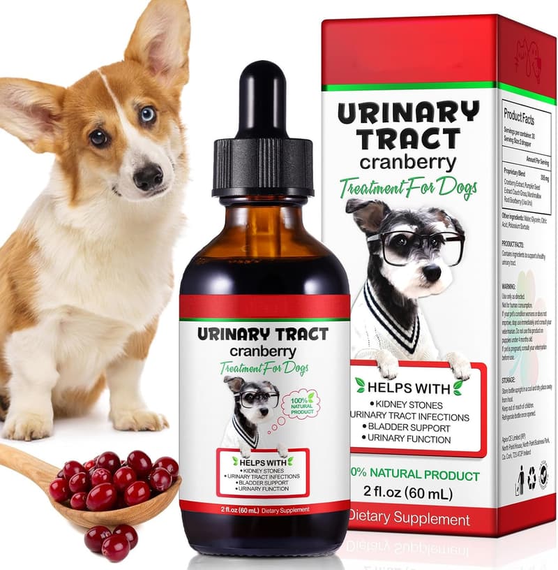 Hundeurin Trakt Infektion Behandlung mit Cranberry Extrakt, 60 ml