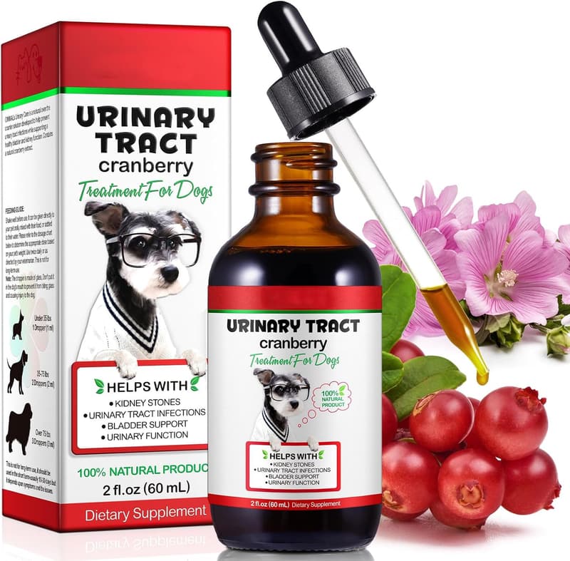 Hundeurin Trakt Infektion Behandlung mit Cranberry Extrakt, 60 ml