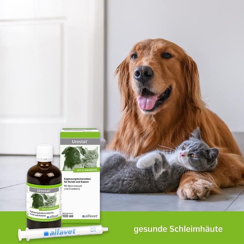 Urostat Ergänzungsfuttermittel gegen Harnsteine für Hunde und Katzen, 100ml