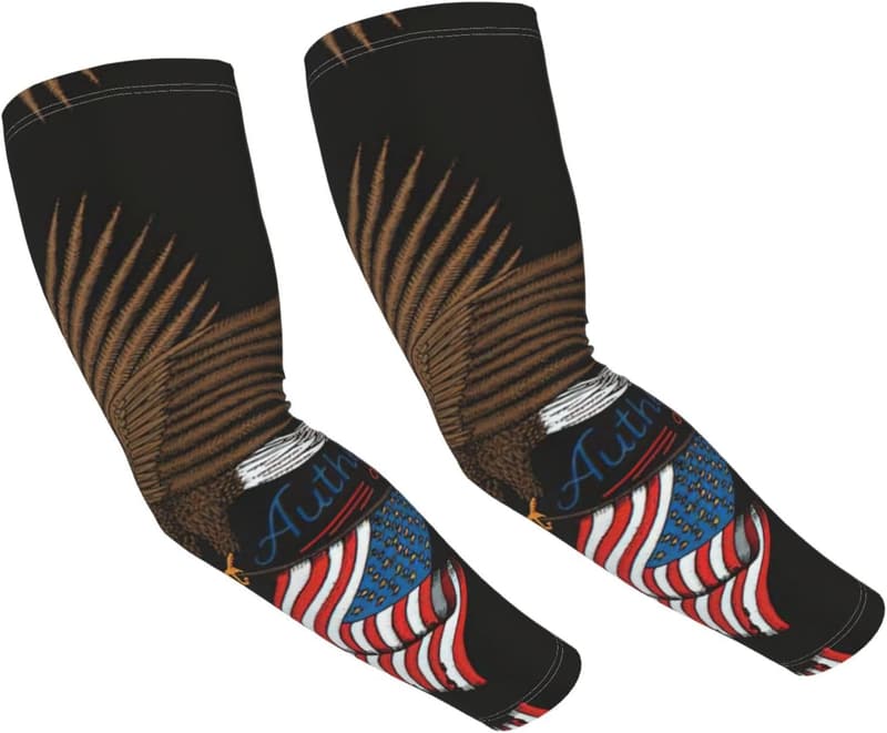 Atmungsaktive Armstulpen mit USA-Flagge für Golf-Spieler