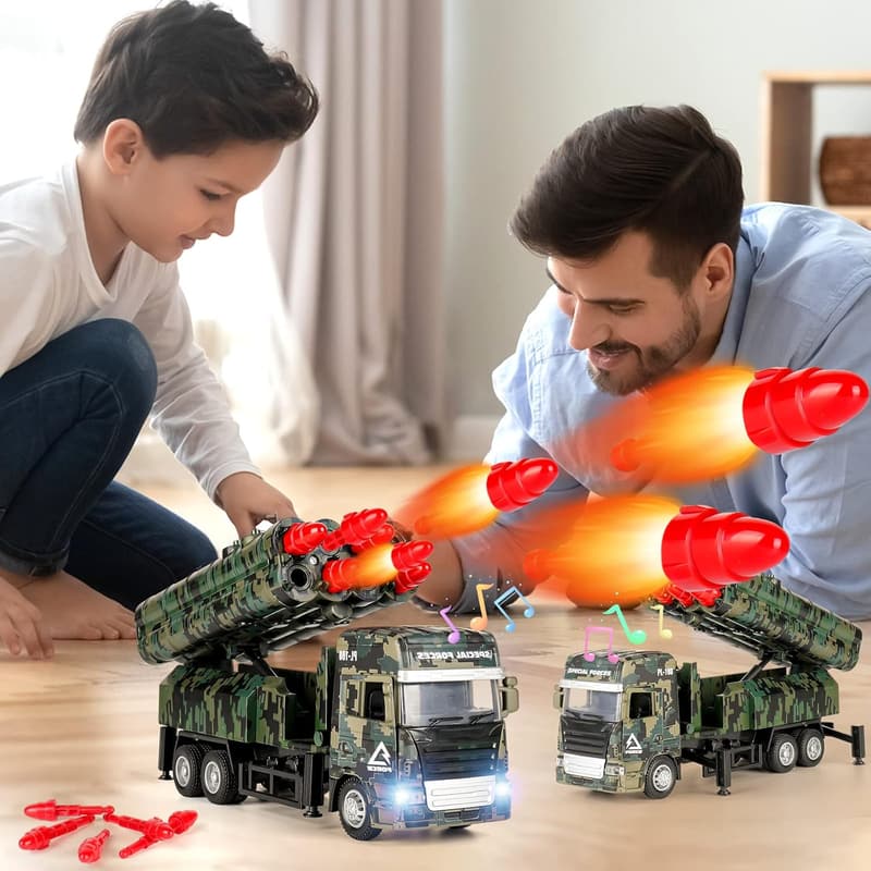 Militärspielzeug-Auto-Set mit Licht & Sound für Jungen ab 3 Έτη