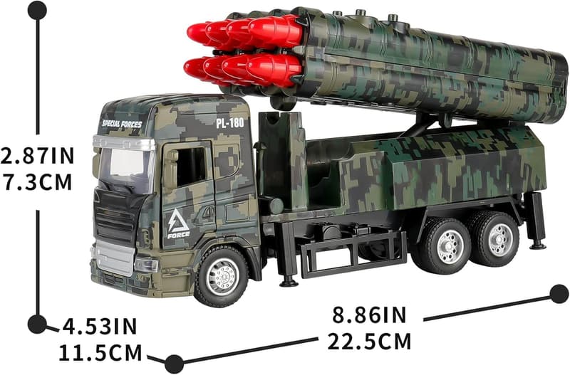 Militärspielzeug-Auto-Set mit Licht & Sound für Jungen ab 3 Έτη