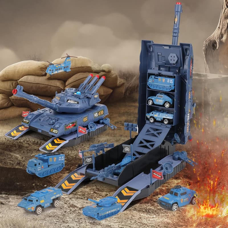 Armee-Panzerspielzeugset mit Licht & Sound für Jungen, 3-8 Jahre