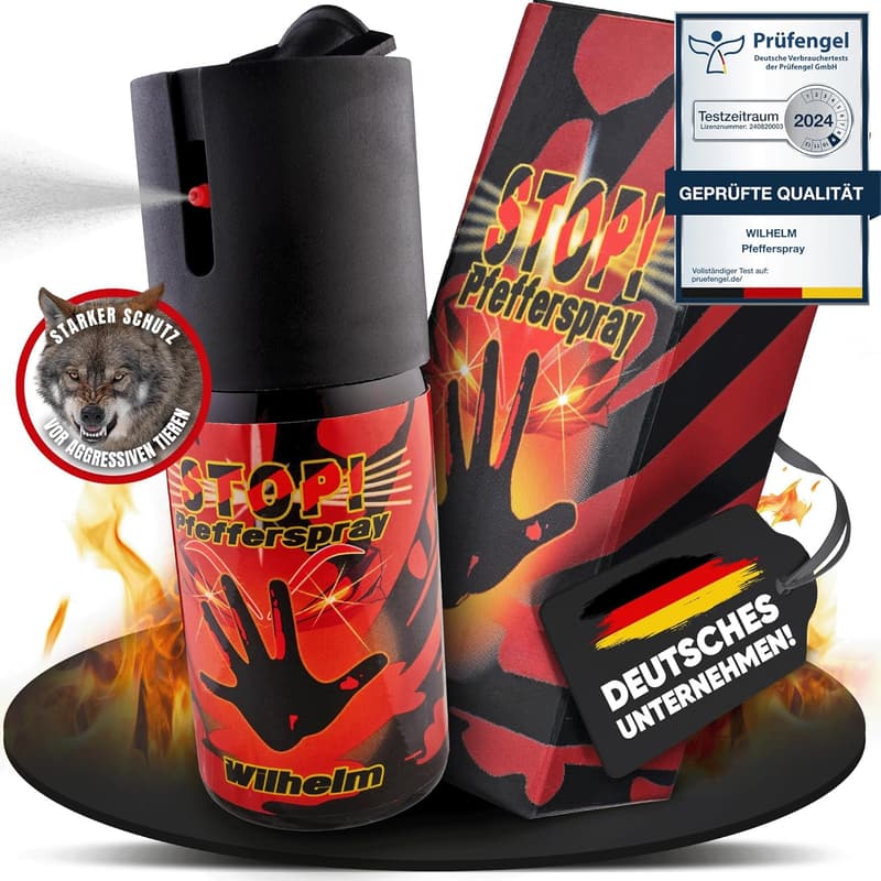 Hochdosiertes Pfefferspray zur Selbstverteidigung für effektiven Schutz