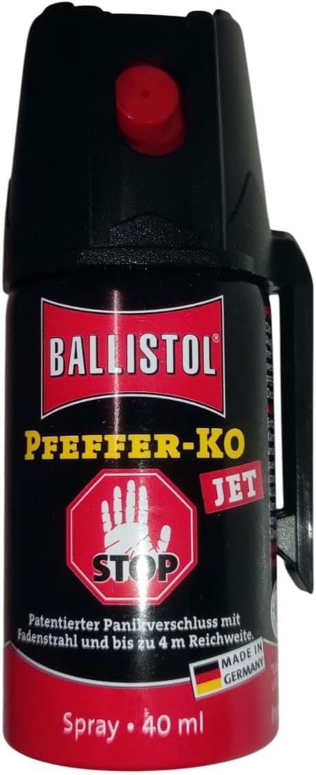Pfefferspray Jet zur Selbstverteidigung | 2er Set | Made in Germany