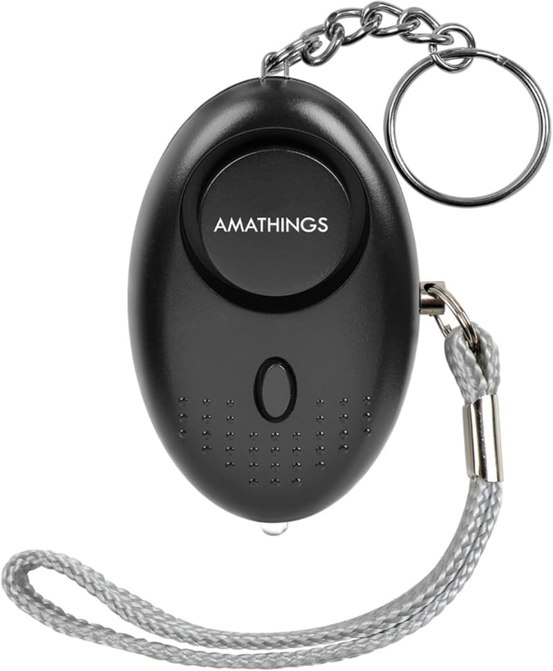 Taschenalarm Schlüsselanhänger mit LED-Licht – Panikalarm für Selbstverteidigung