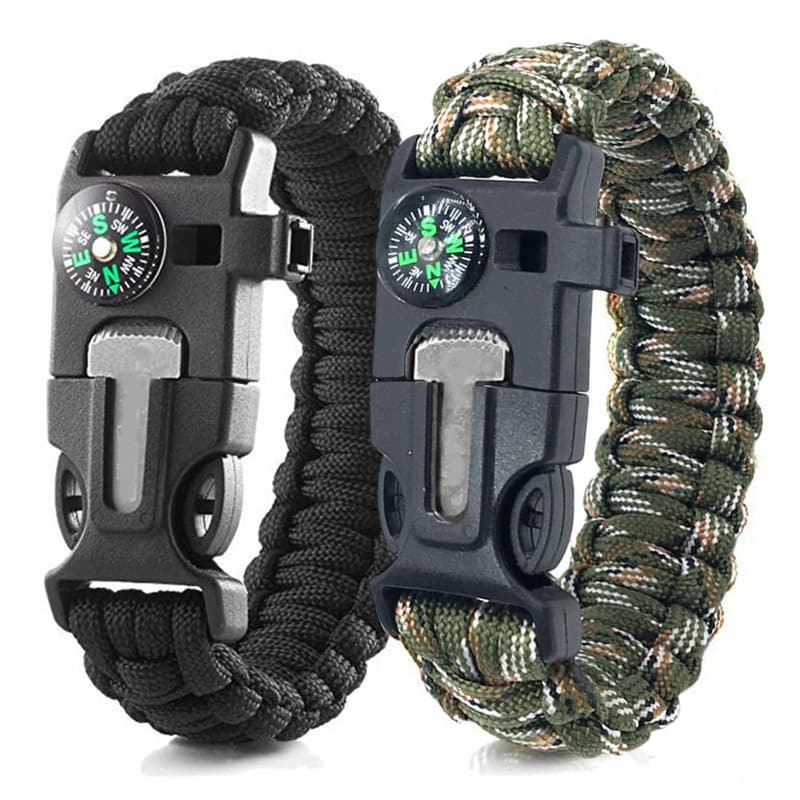 Survival-Armband 5 in 1 Set für Herren und Damen - Outdoor Kit