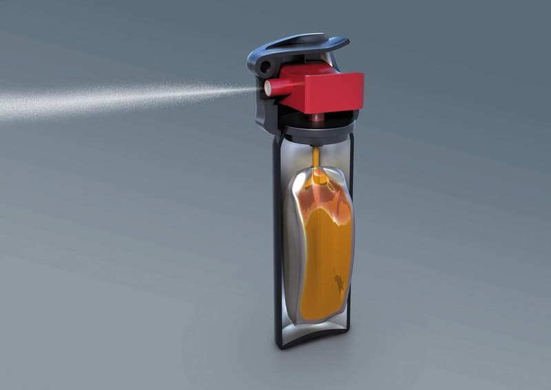 ABUS Tierabwehrspray SDS80 - Hochwirksames Pfefferspray mit 5m Reichweite