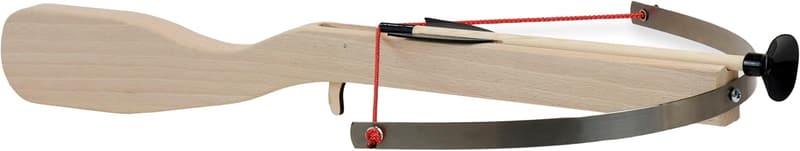 Historische Kinder-Armbrust mit Stahlbogen, 59 cm, inkl. 3 Pfeilen, ab 6 Jahren