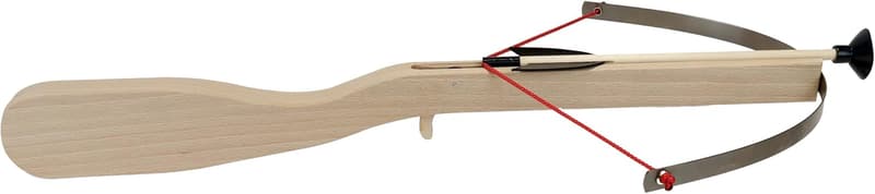 Historische Kinder-Armbrust mit Stahlbogen, 59 cm, inkl. 3 Pfeilen, ab 6 Jahren