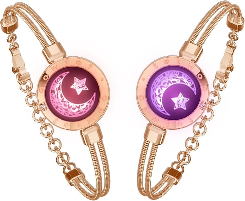 Partnerarmbänder mit Berührung und Vibration – Geschenk für Paare