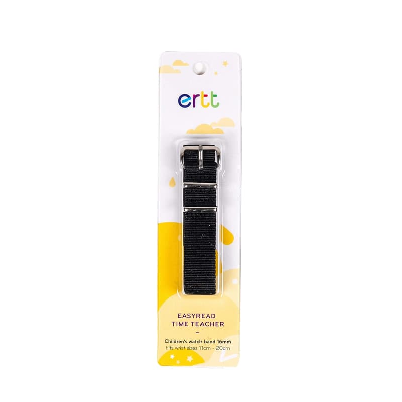 Ertt EasyRead Time Teacher Armbanduhr mit schwarzem Armband