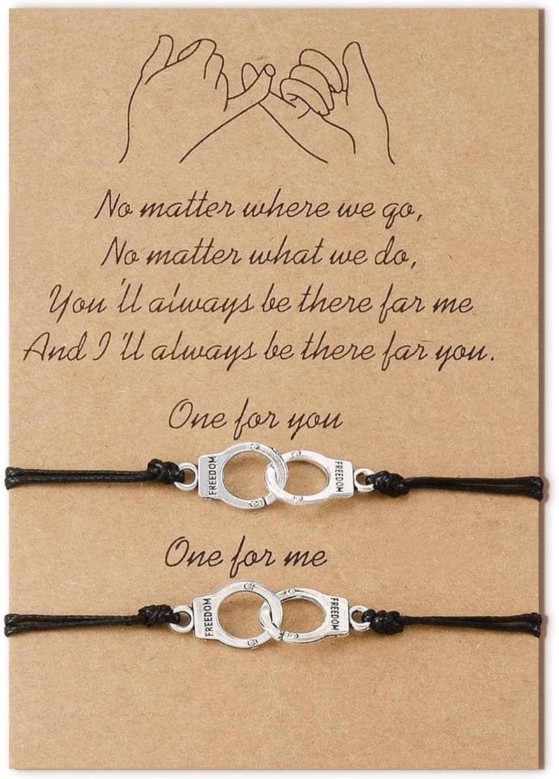Matching Handschellen-Armbänder für Paare und Freunde