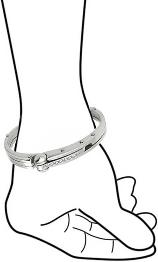 Biker Partner-in-Verbrechen Armband aus Edelstahl für Männer 8 Zoll