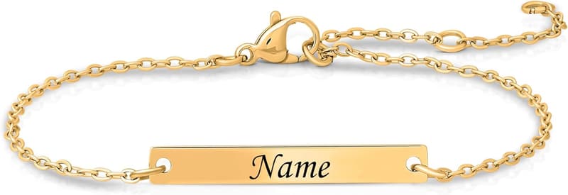 Personalisierte Gravur-Armbänder für Frauen als Geschenk