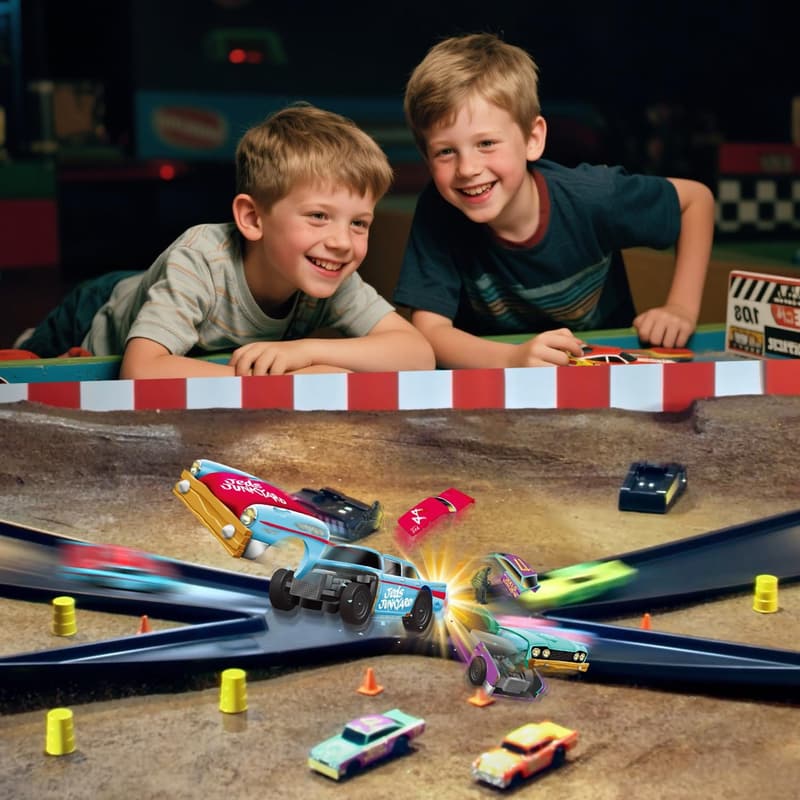 VATOS Crash Track Auto Spielzeug für Kinder
