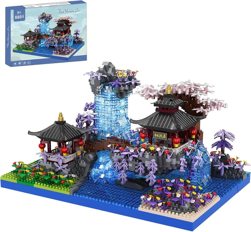 Bonsai Baum Modellset mit Kirschblüte für Kinder und Erwachsene, 2400 Teile