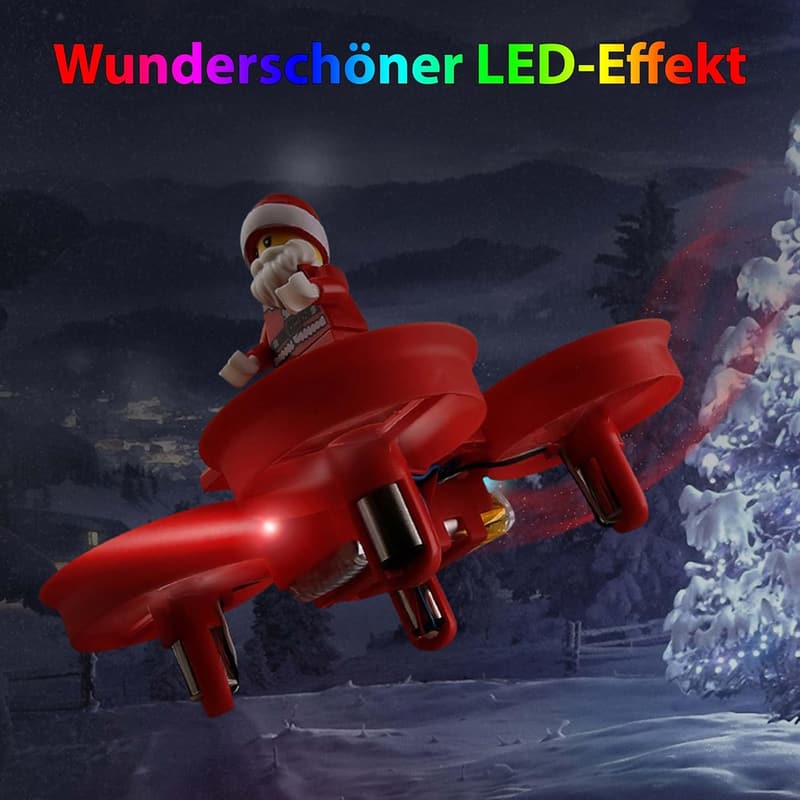 RC Mini-Drohne mit Musik, 3D-Flip und LED für Kinder und Erwachsene