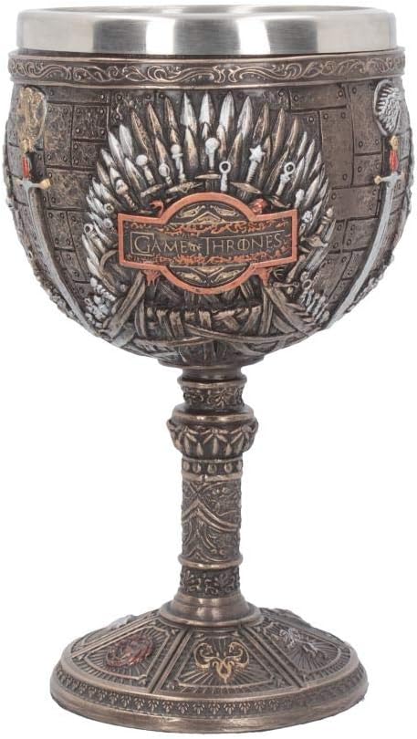 Kelch aus dem Eisernen Thron, 17 cm, bronze, für Sammler