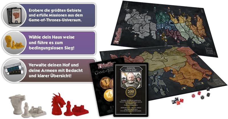 Risiko: Game of Thrones Collector's Edition - Brettspiel für 2-7 Spieler