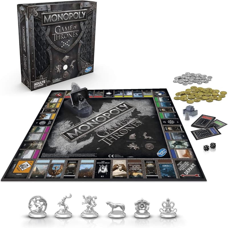 Monopoly Game of Thrones – Sammler-Brettspiel, französische Edition