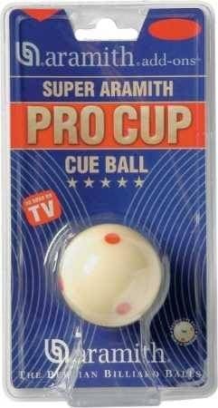 Aramith Pro TV-Sup Spielball für Pool, 57,2 mm, weiß