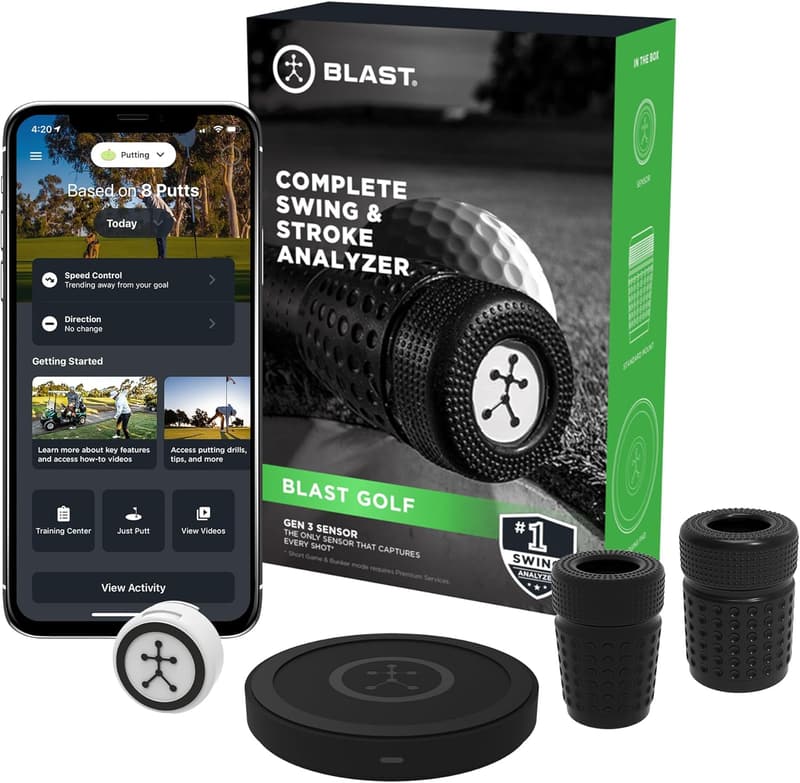 Blast Golf - Schwung- und Schlaganalysator Gen 3 für Golfer