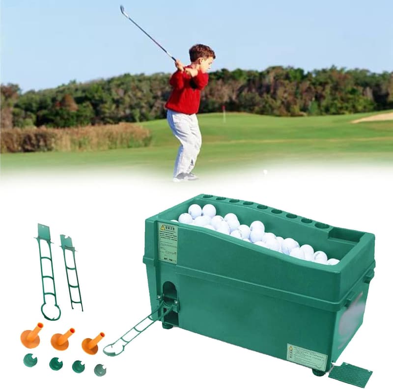 Automatischer Golfballspender aus ABS für Golfschlägerhalter