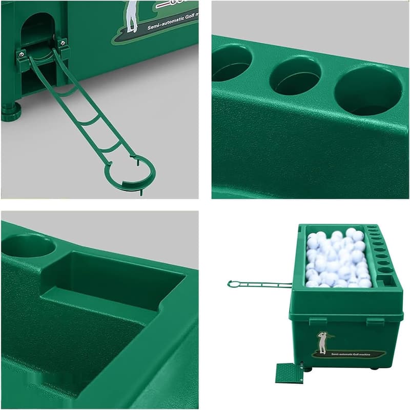Automatischer Golfballspender aus ABS für Golfschlägerhalter