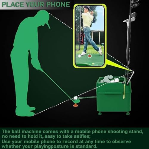 Automatischer Golfballwerfer mit Akku für Indoor- und Outdoor-Training