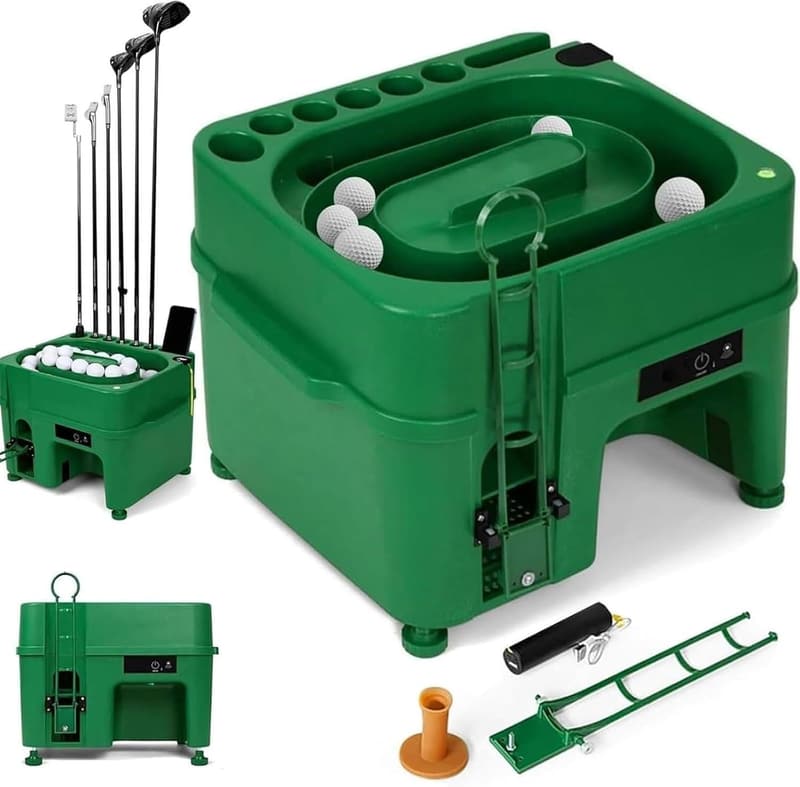 Automatischer Golfball-Abschlaggerät für Training, 40 Bälle Kapazität