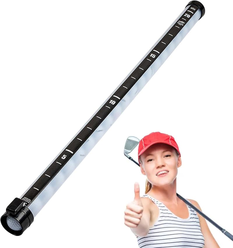 Golfball-Retriever für Golfer, professionelles Sammelrohr für 21 Bälle