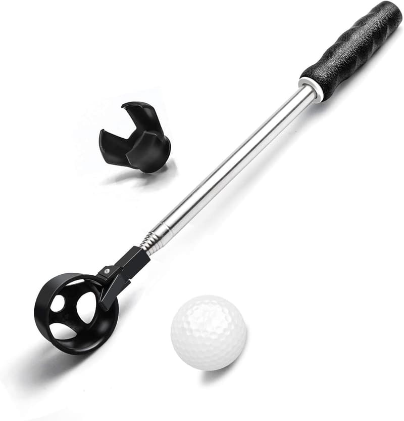 Edelstahl Golfball Retriever 9ft – Teleskopischer Golfzubehör für Golfer