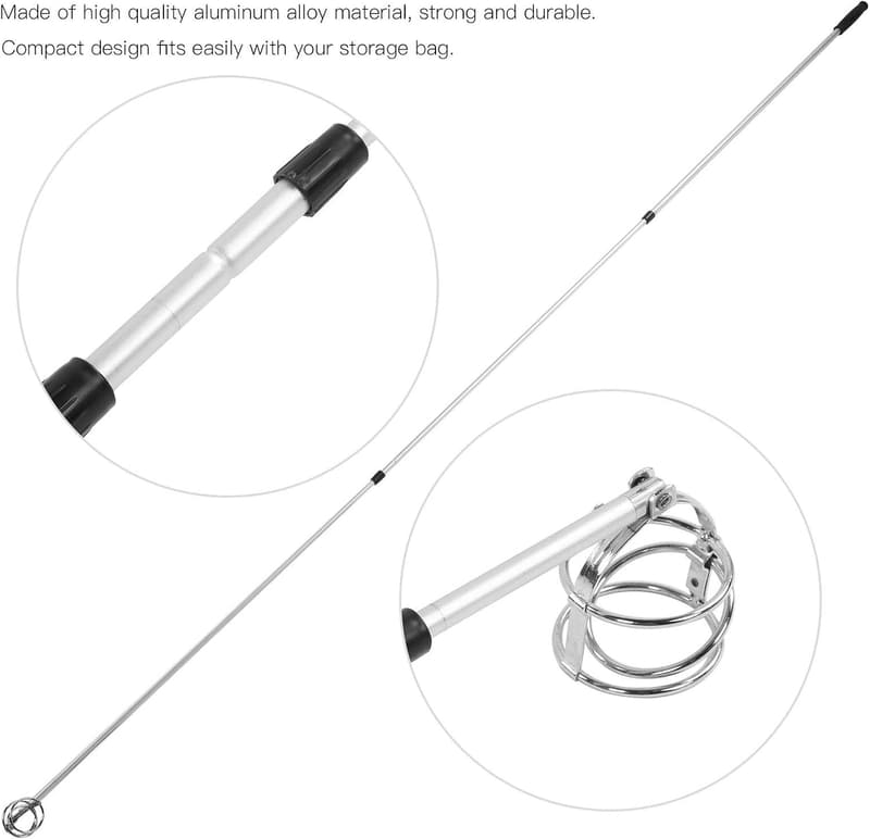 Teleskop-Golfball-Scooper aus Aluminiumlegierung, einstellbare Länge