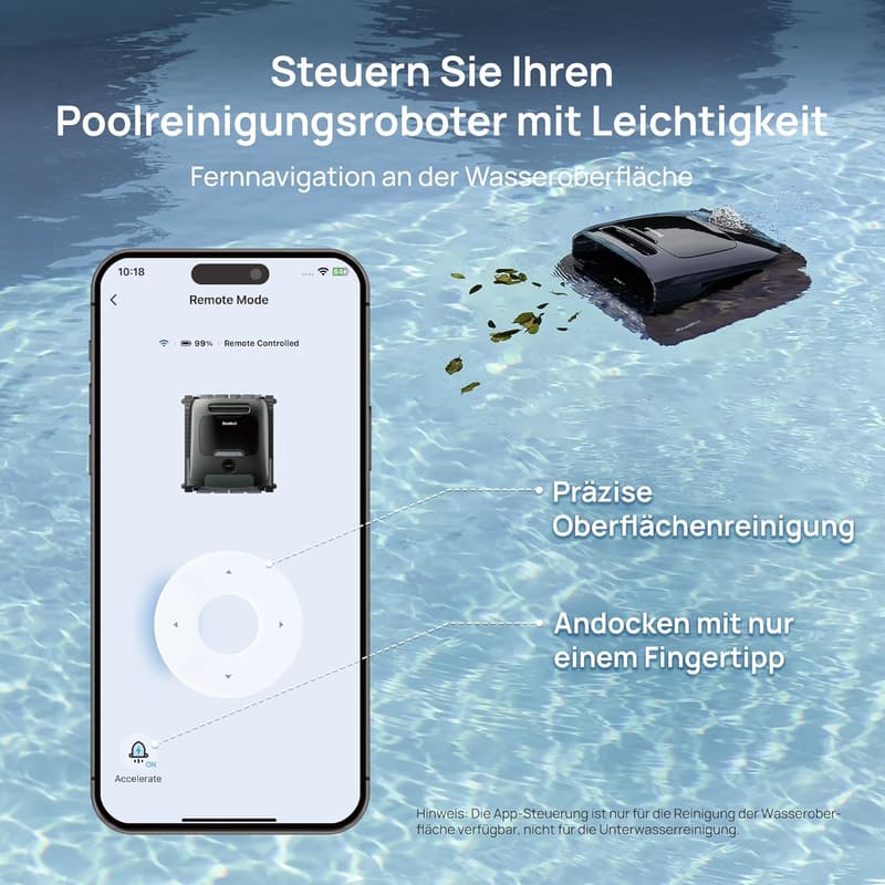 Beatbot AquaSense 2 Pro kabelloser Poolsauger für Boden und Wände