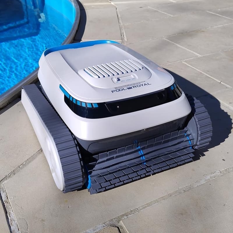 Kabelloser Poolroboter PC10 mit 3 Motoren – 120 Min Laufzeit