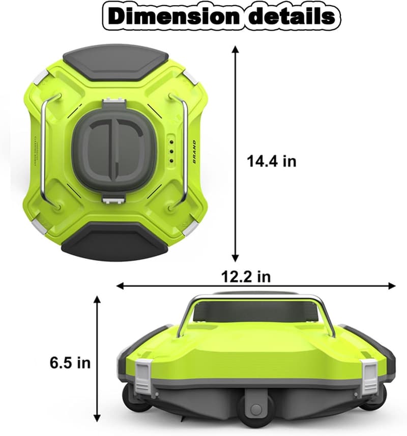Kabelloser Roboter-Poolstaubsauger mit intelligenter Navigation für Pools bis 550 m²