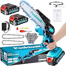 Akku Mini Kettensäge 6 Zoll mit 1000W Motor und 4000mAh Akku