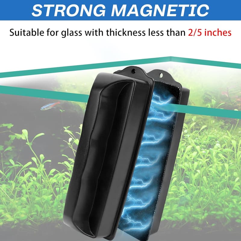 Magnetischer Aquarium Scheibenreiniger für Glasflächen