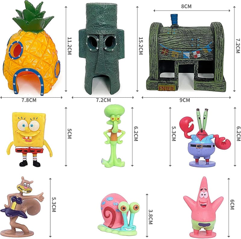 Ananas-Haus Höhle aus Kunststoff für Aquarien-Dekoration