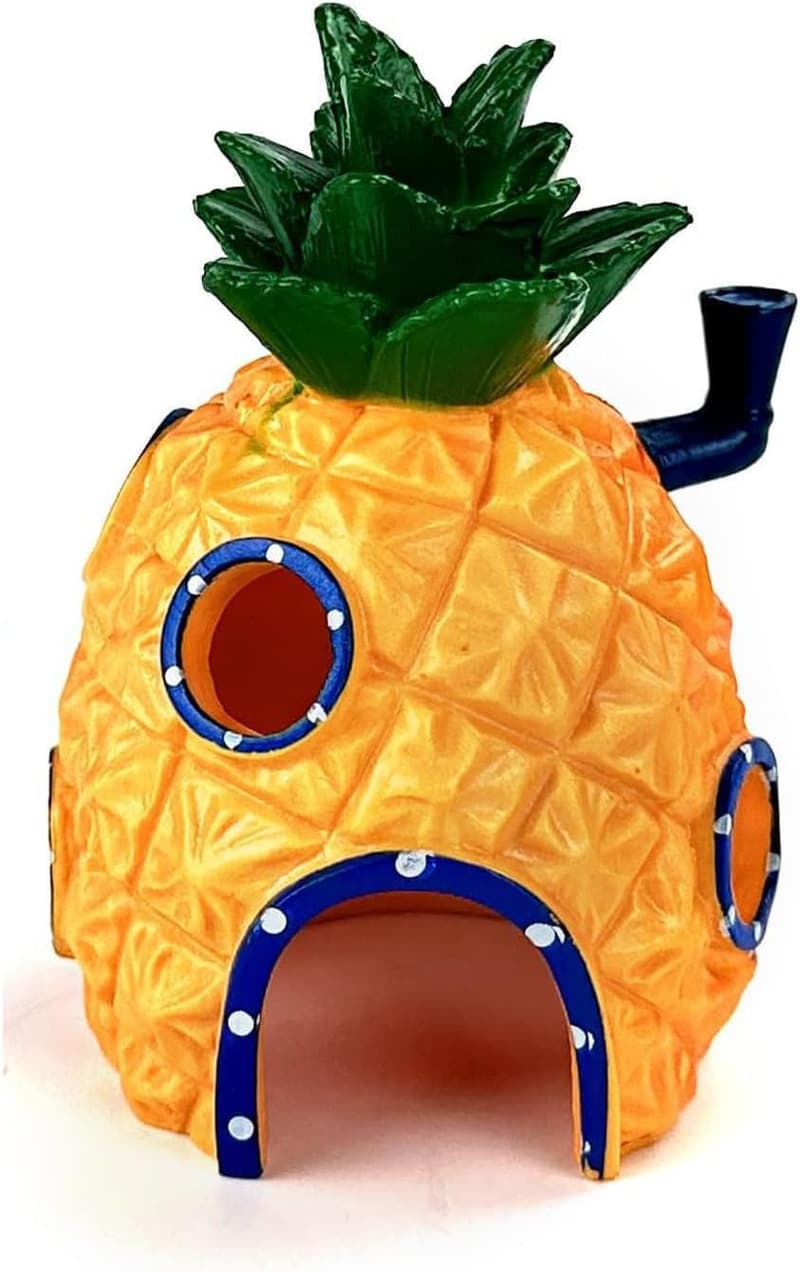 Ananas-Haus Ornament aus Harz für Aquarien-Dekoration