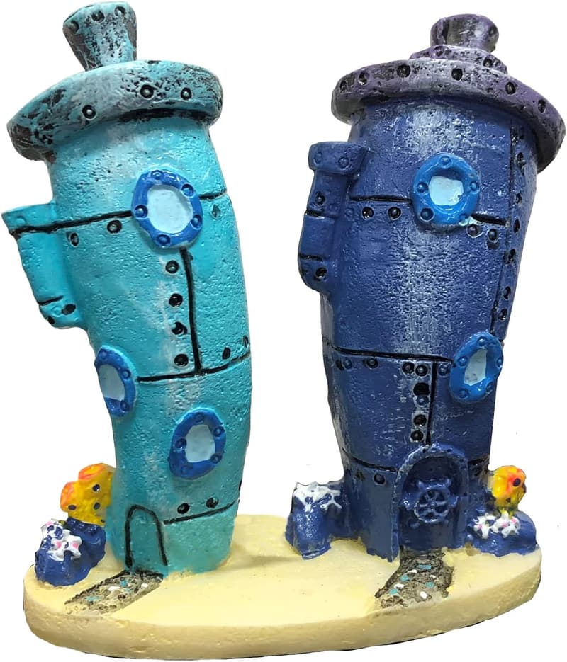 Penn Plax Bikini Bottom Häuser für Aquarien