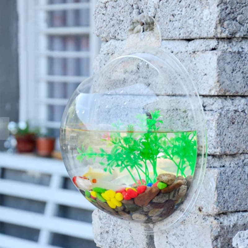 Aquarium-Wandbehang aus transparentem Acryl für Hydrokultur und Pflanzen